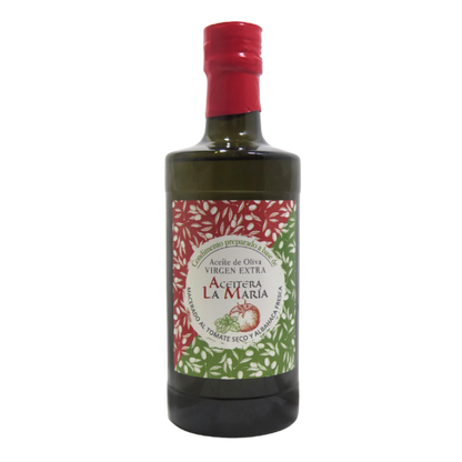 Aceite De Oliva Virgen Extra Macerado Al Tomate Seco Y Albahaca 50 Cl Cristal_0