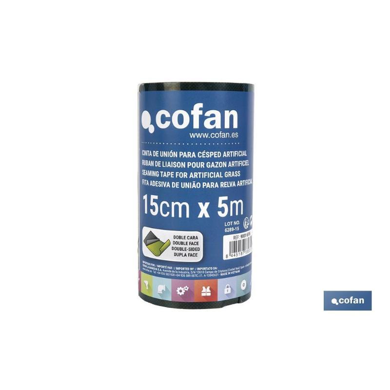 Cinta De Unión Para Césped Artificial Doble Cara 15 Cm X 5 M Verde_0