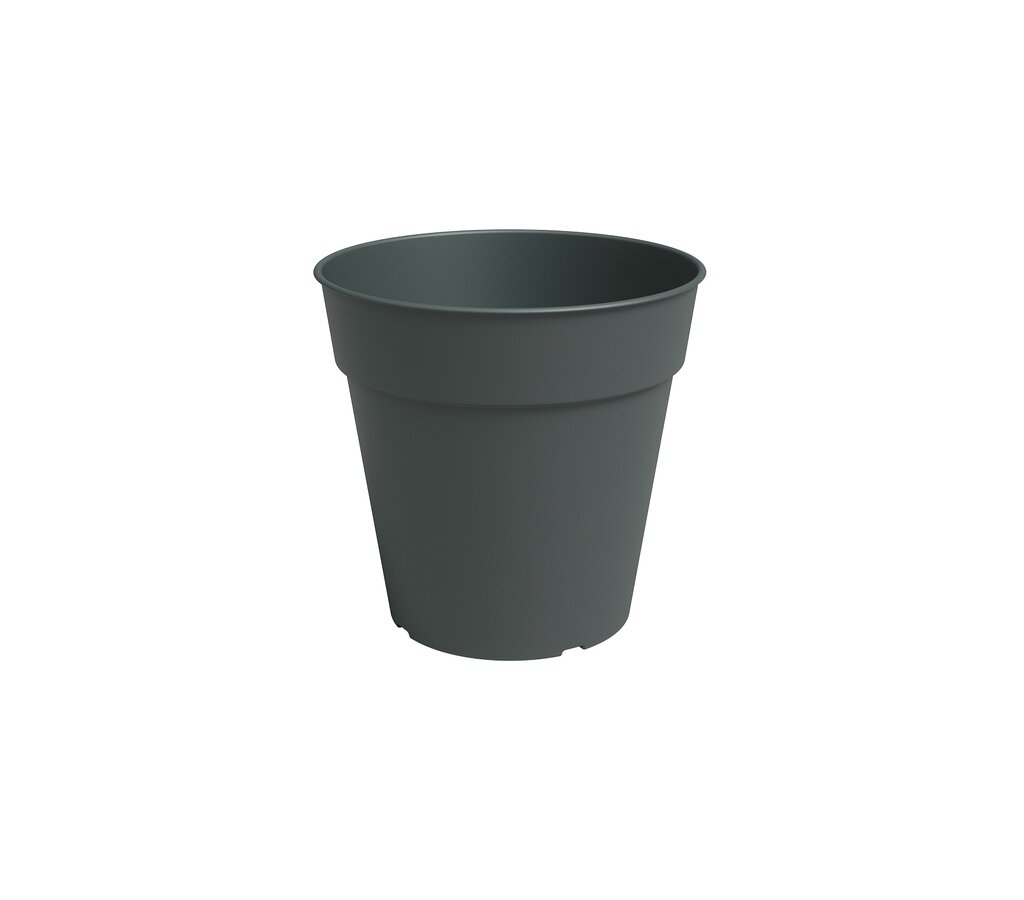 Artevasi Macetero Antracita Madagascar 23 Cm De Plástico Reciclado_0