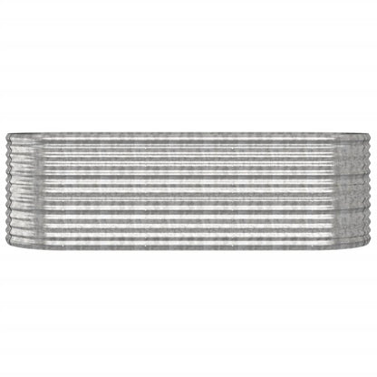 Jardinera De Acero Galvanizado Plateado 224x80x68 Cm_2