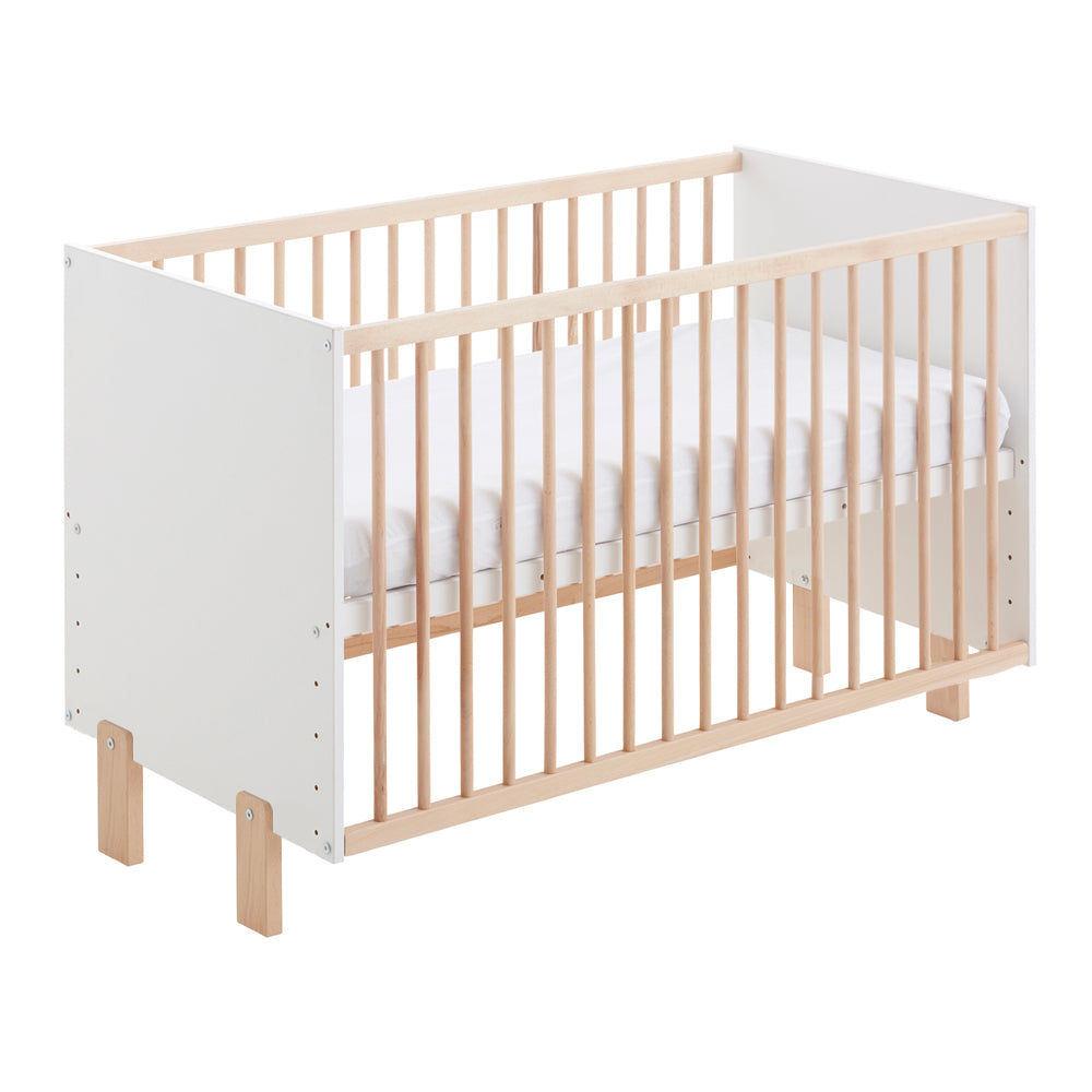 Cuna 120x60 Umami Colecho Para Unirla A La Cama Con Seguridad, Ruedas Incluidas. Con Normativa Europea Y Pintura Al Agua_1