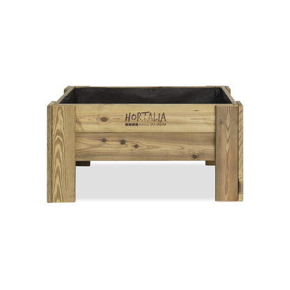 Mesa De Cultivo Elevada Madera Tratada Exterior Hortalia Gardenbrico M40 80x60x40 Cm_2