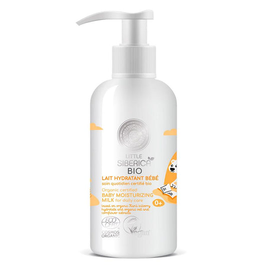 Leche Hidratante Orgánica Cuidado diario para Bebés Natura Siberica  250 ml