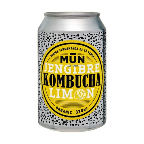 Kombucha Jengibre-Limón Lata ECO Mun 330 ml