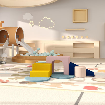 Aiyaplay Juego De 8 Bloques De Espuma Para Niños Fundas Lavables Multicolor_3