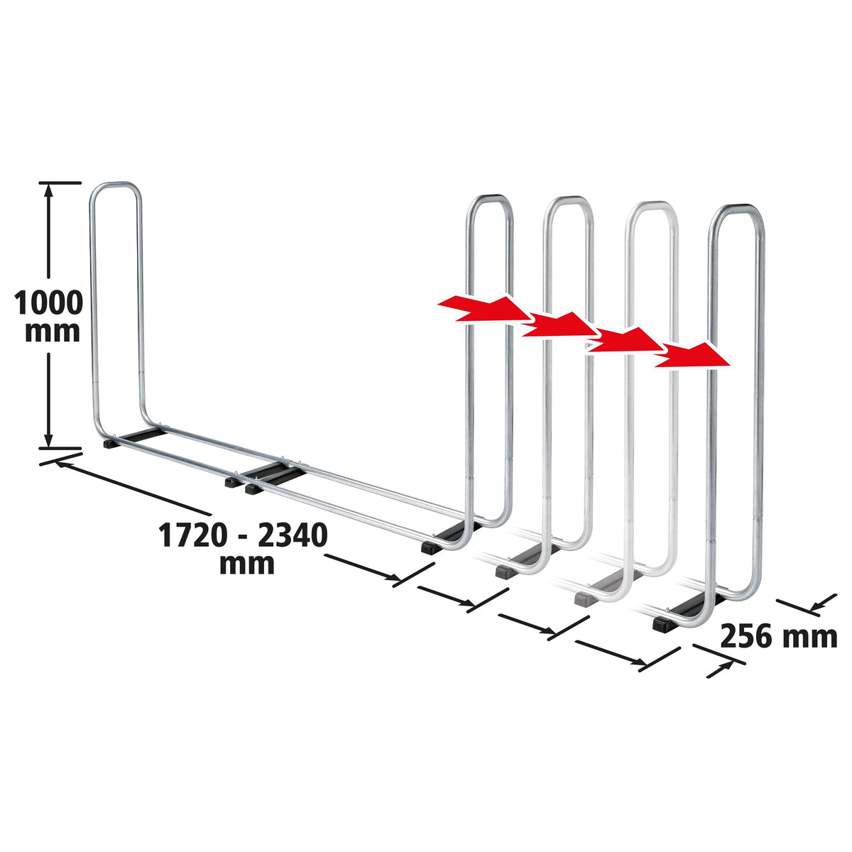 Soporte para Almacenar Leña Ajustable