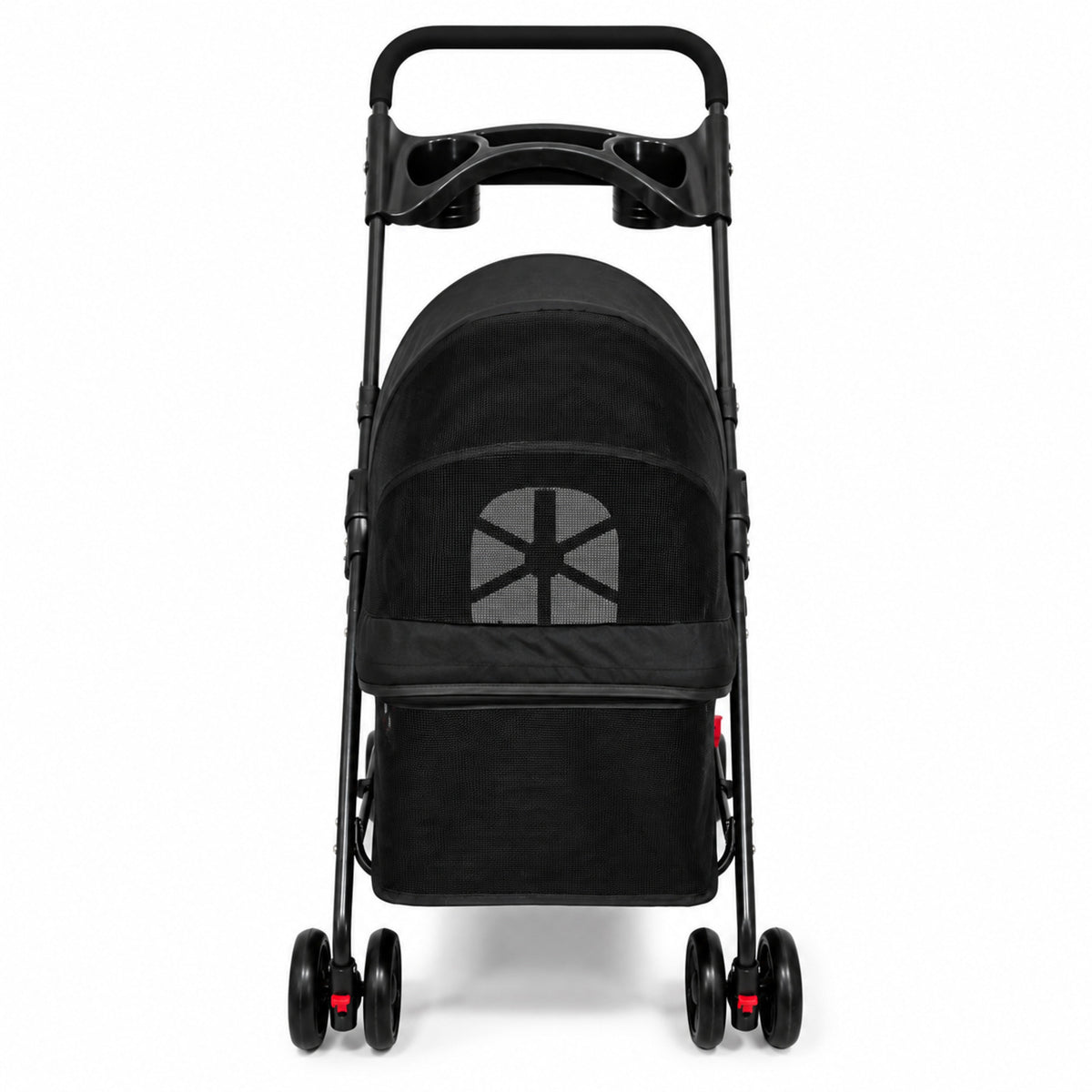 Carrito Plegable Mascotas 97x69x49cm Nyana Pets | 4 Ruedas Freno | Carro Para Perro O Gato | Transportin Para 18kg_1