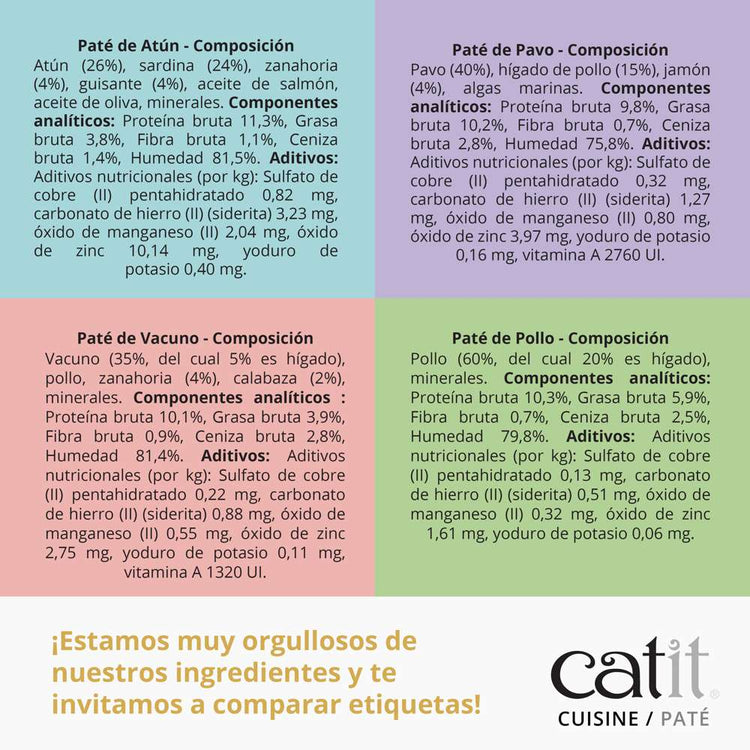 Paté de Pollo con Hígado Catit Cuisine 95 g