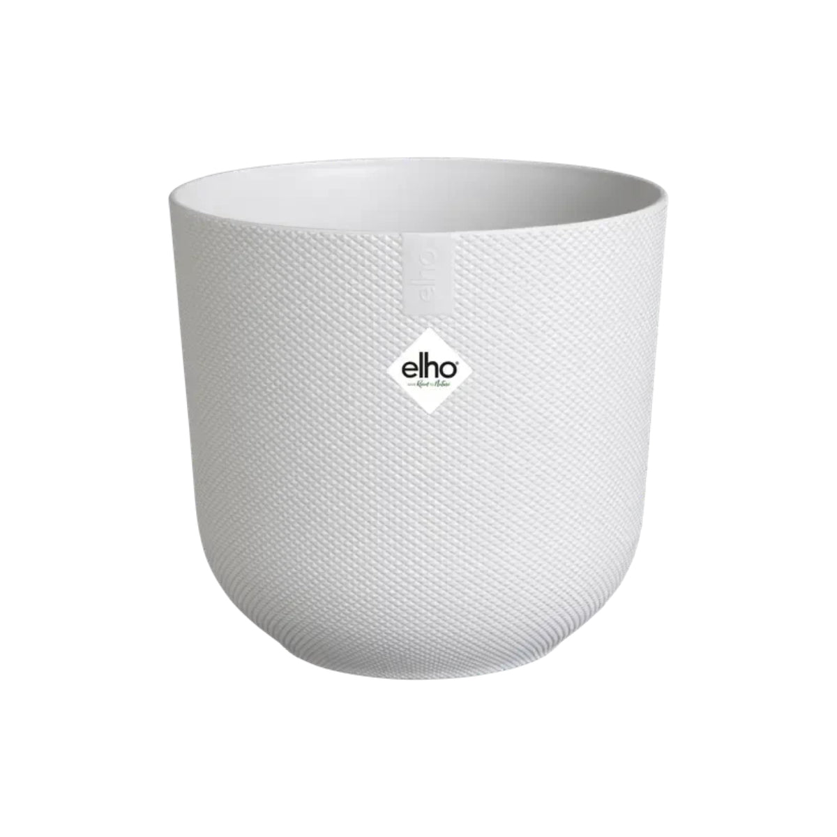 Macetero jazz round silky white Elho 23 cm