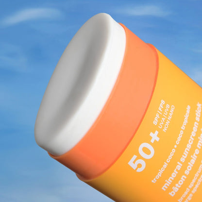 Mineral sunscreen Stick Face &amp; Body SPF 50 tropicale coco Attitude Sunly 60 g