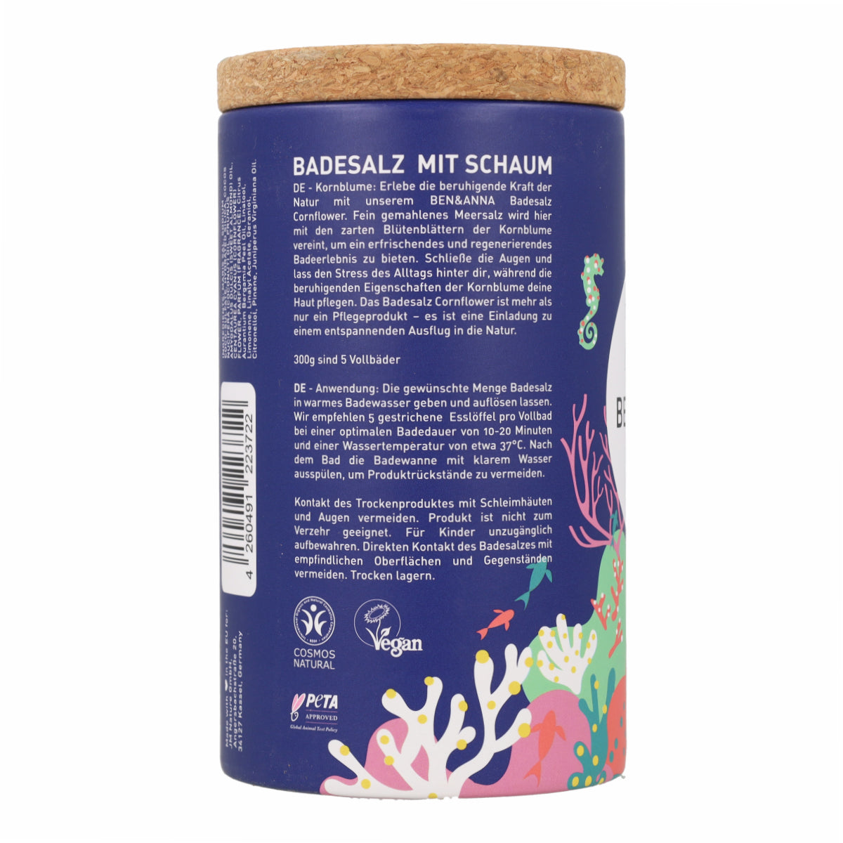 Sales de baño Aciano Ben&Anna 300 g