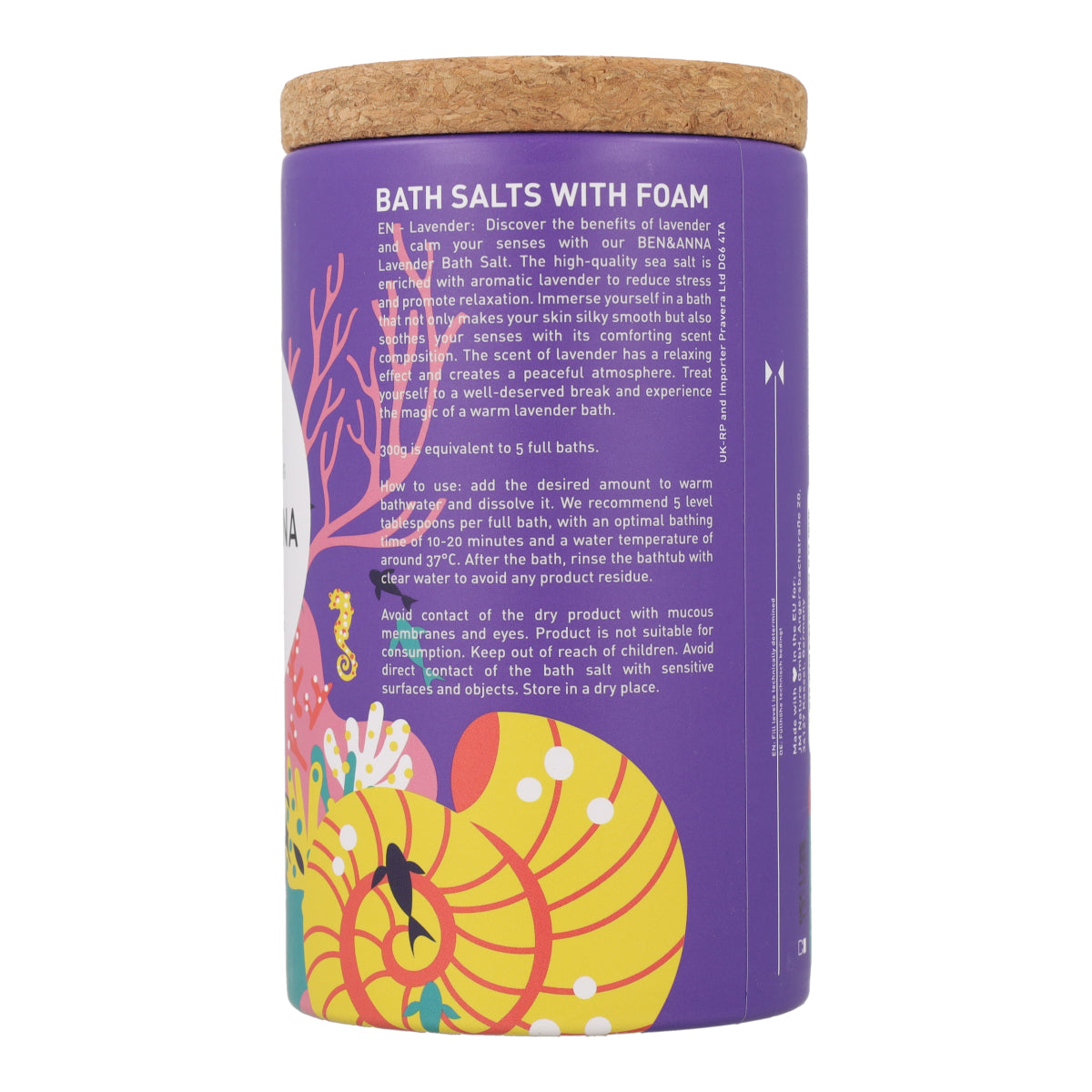 Sales de baño Lavanda Ben&Anna 300 g