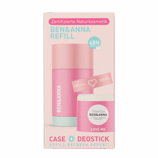 Desodorante Love Me Envase reutilizable y recarga Ben&Anna 40 g