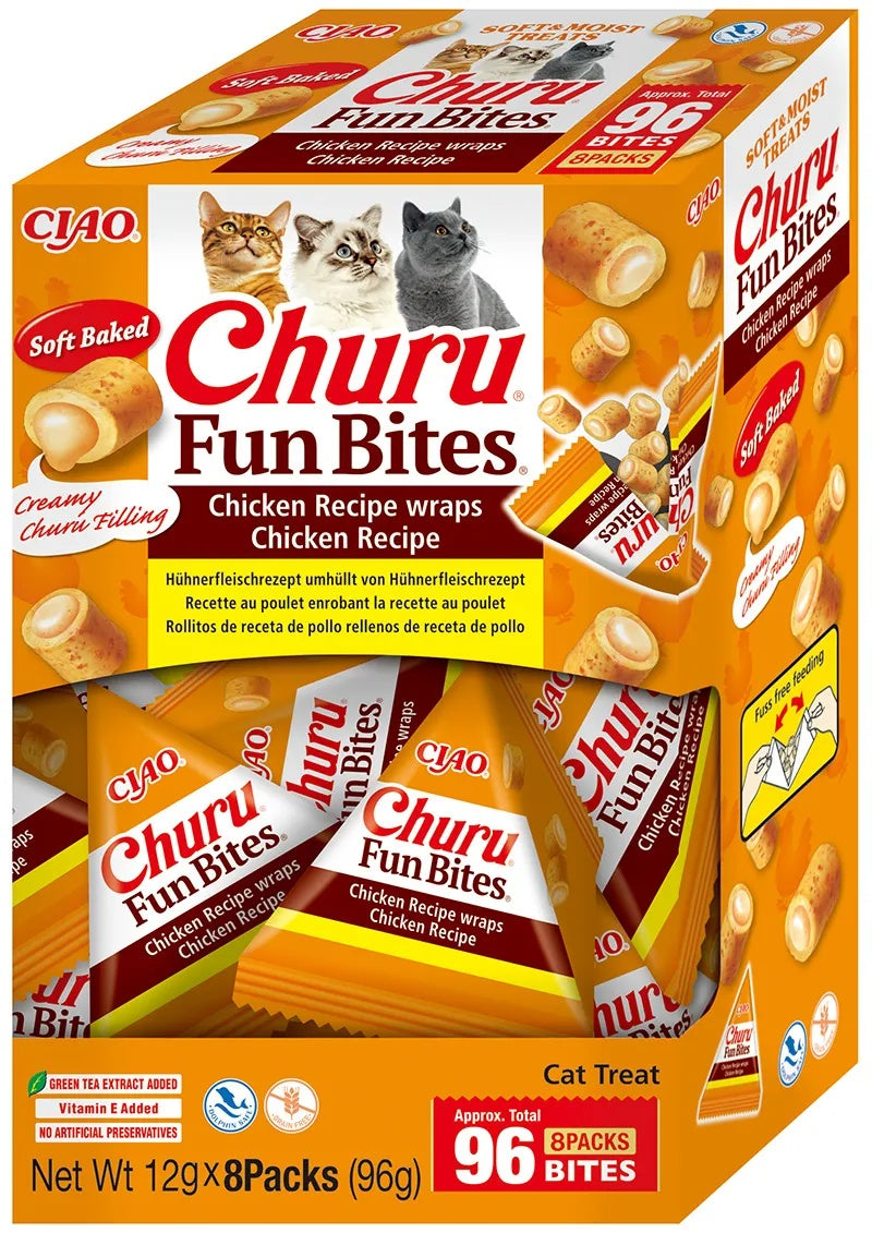 Fun Bites de Pollo para Gatos Churu 8 x 12 g