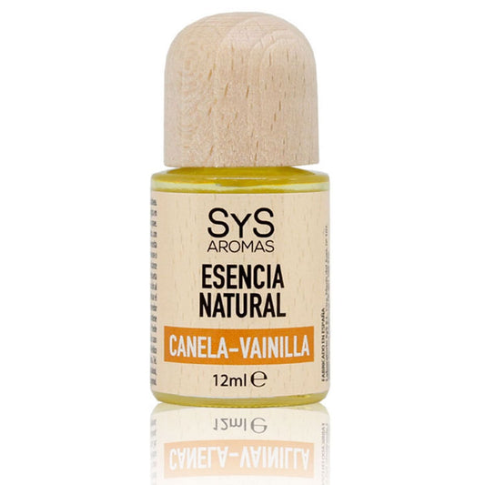 Esencia Natural Canela-Vainilla SYS Aromas 12 ml | Aroma Dulce y Cálido | Para Quemadores y Humidificadores_0