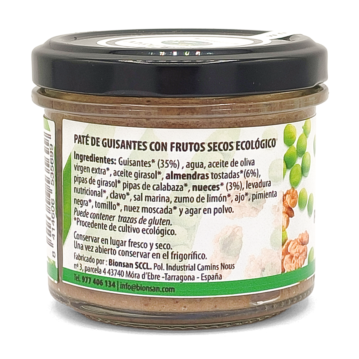 Paté De Guisantes Con Frutos Secos Eco Bionsan 105gr_1