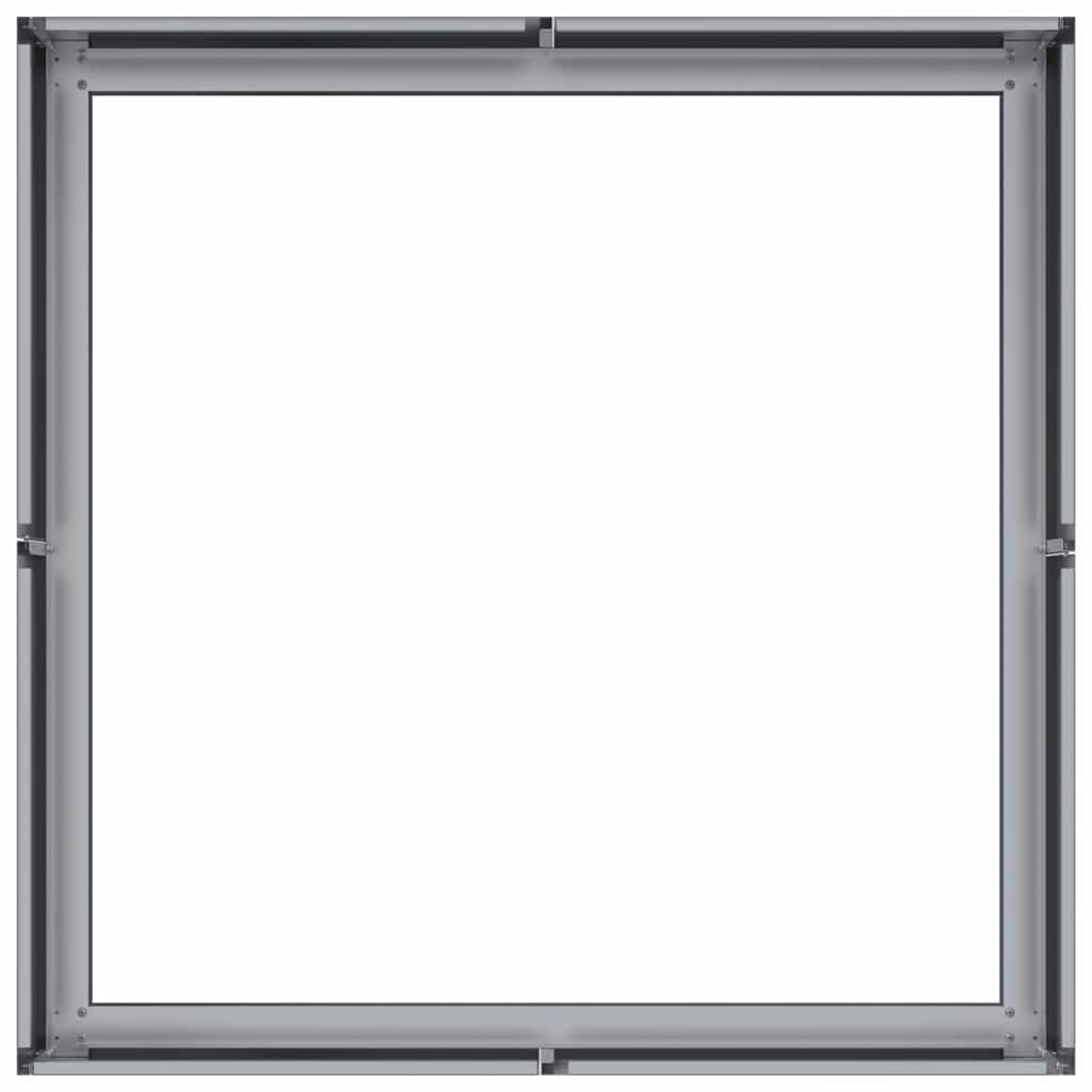 Jardinera 80x80x30 Cm De Acero Galvanizado_4