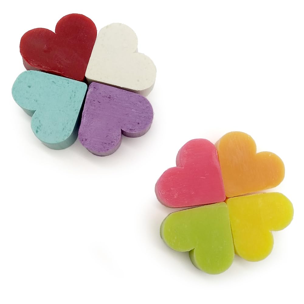 12 Jabones Aromáticos Con Forma De Corazón - Detalle Para Invitados De Eventos. Jabón Glicerina Aroma Surtidos_3