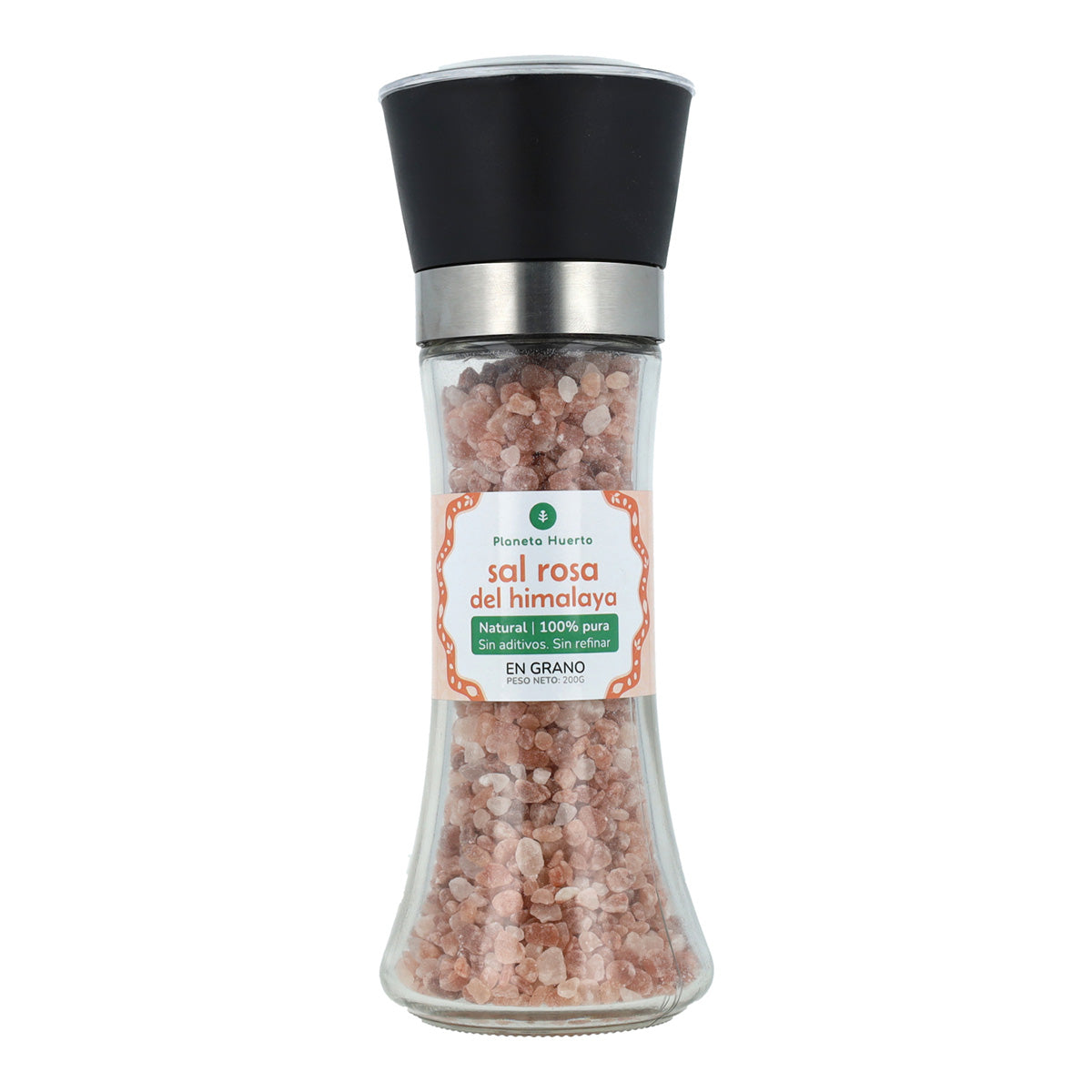 Molinillo sal rosa ECO Planeta Huerto 200g