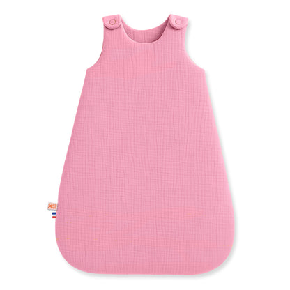 Saco De Dormir De Invierno De Algodón Orgánico Rosa_0