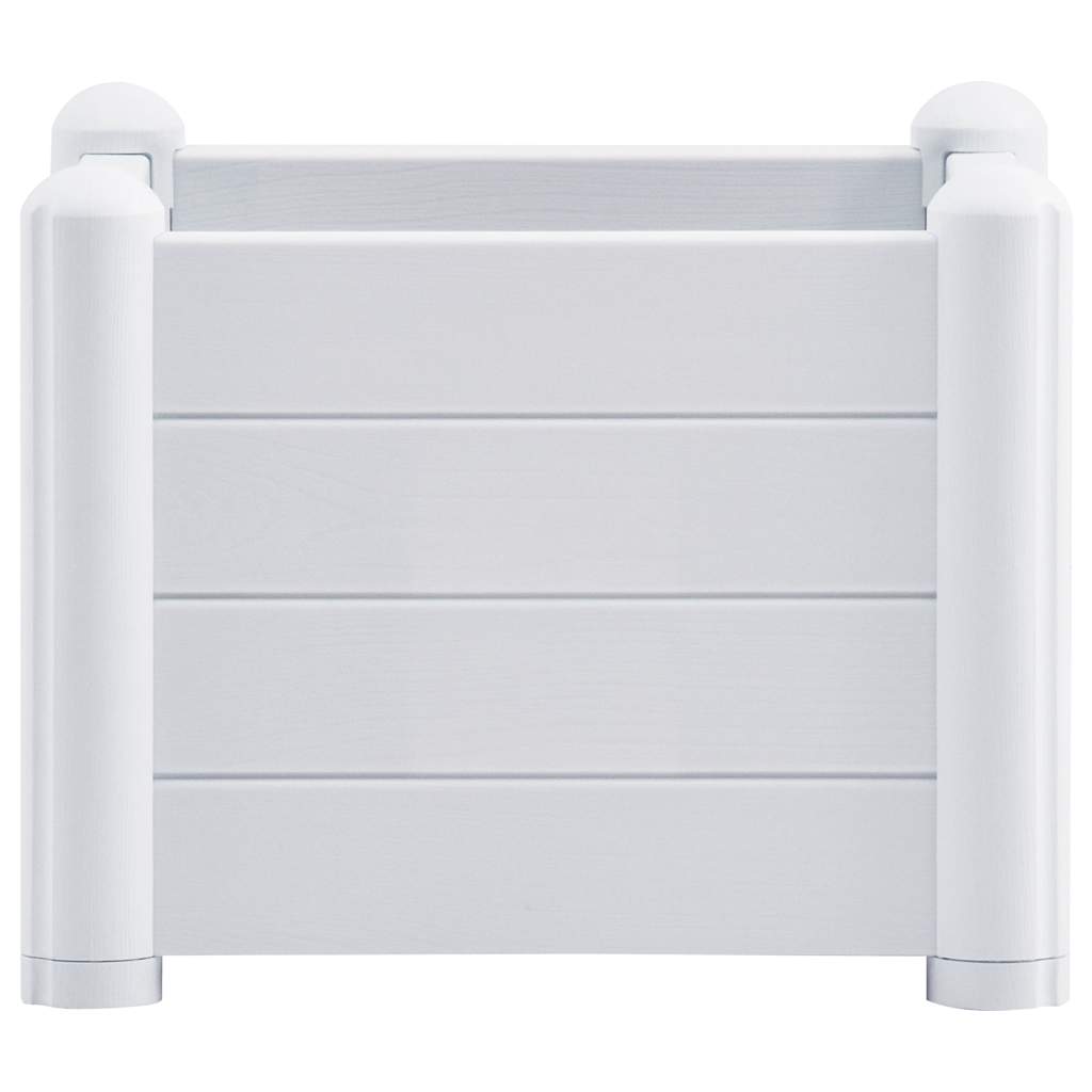 Arriate De Jardín Pp Blanco 43x43x35 Cm_2