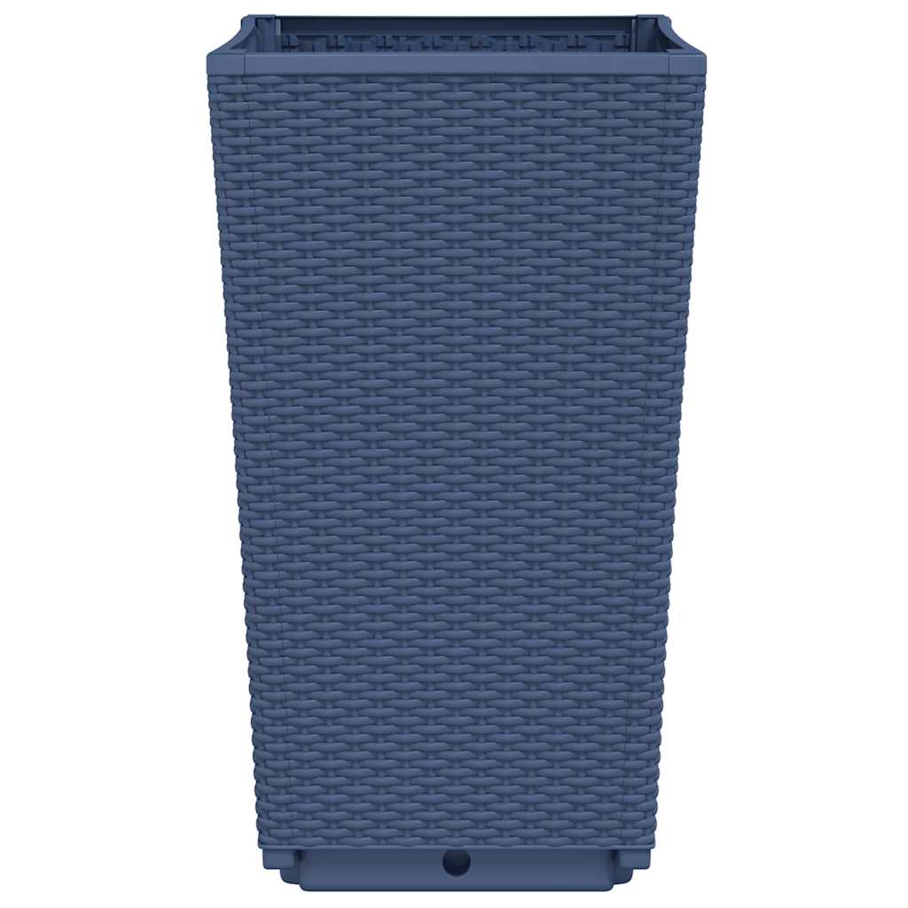 Jardineras 2 Unidades Pp Azul Gris 32,5x32,5x57 Cm_4