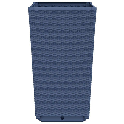 Jardineras 2 Unidades Pp Azul Gris 32,5x32,5x57 Cm_4