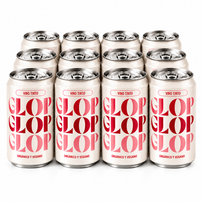 Pack 12 Latas Vino Tinto Eco Vegano Lata 250ml_0