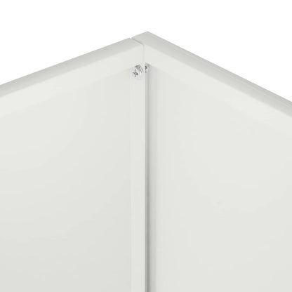 Macetero De Jardín Blanco 40 X 20 X 40 Cm_4