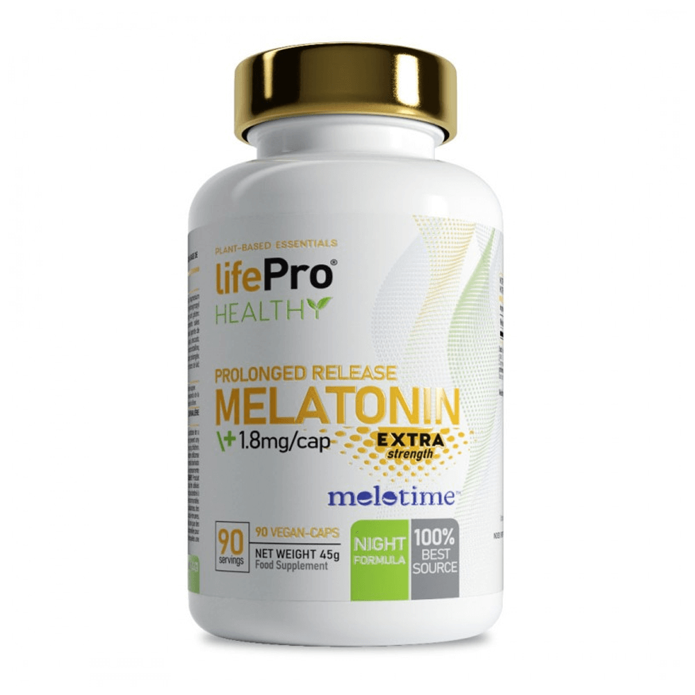 Prolonged Release Melatonin - 90 Cápsulas Veganas - Mejora Del Sueño - Lifepro_0