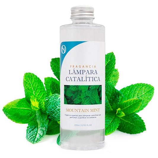 Fragancia Para Lámpara Catalítica Aroma Mountain Mint (200ml) - Elimina Malos Olores, Perfuma Y Limpia El Ambiente_0