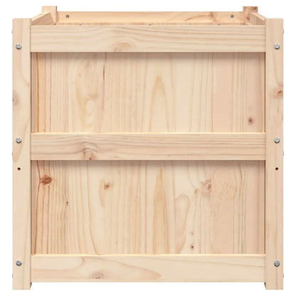 Jardinera De Madera Maciza De Pino 60x60x60 Cm_5