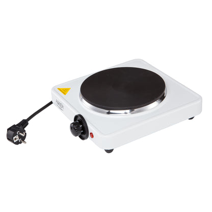 Hornillo Eléctrico, Zona Cocinado 18,5 Cm, Termostato Regulación Continua, Compacto, Camping Adler Ad6503 Blanco_2