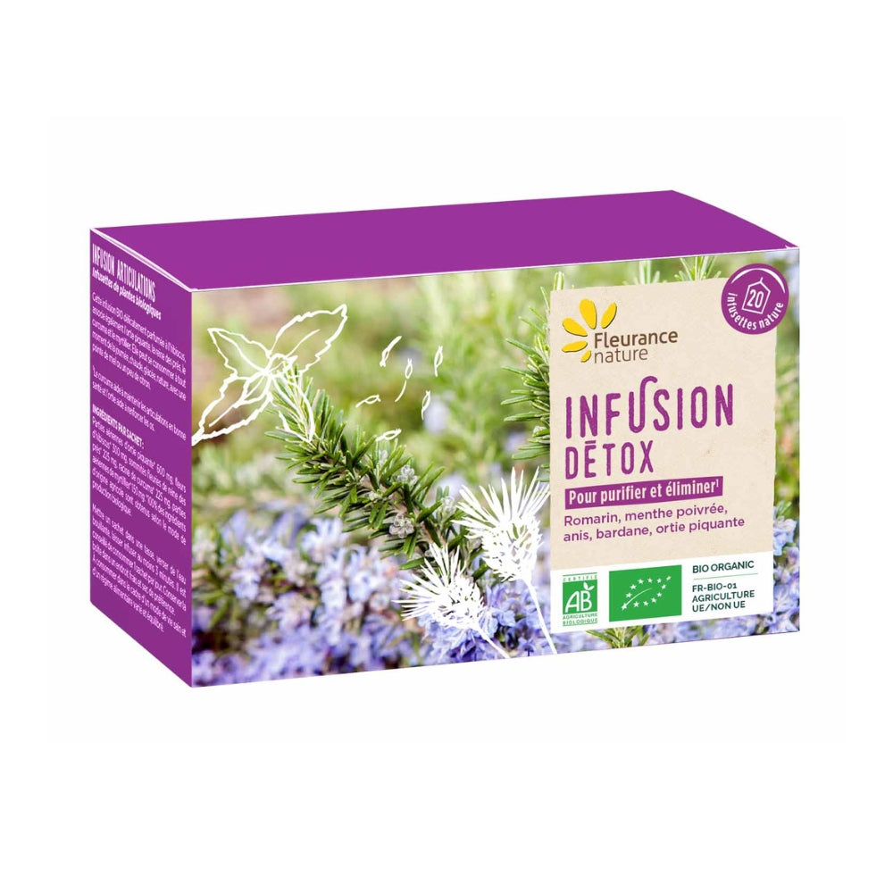 Infusión Detox Eco Fleurance Nature 20 Bolsitas De 1,5g_0