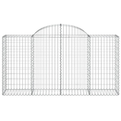 Cestas De Gaviones 30 Uds Forma De Arco Hierro 200x50x100/120cm_3