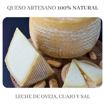 Queso Curado Entero De Oveja (2,2 Kg) | Elaboración Artesana Quesos De La Mancha_2