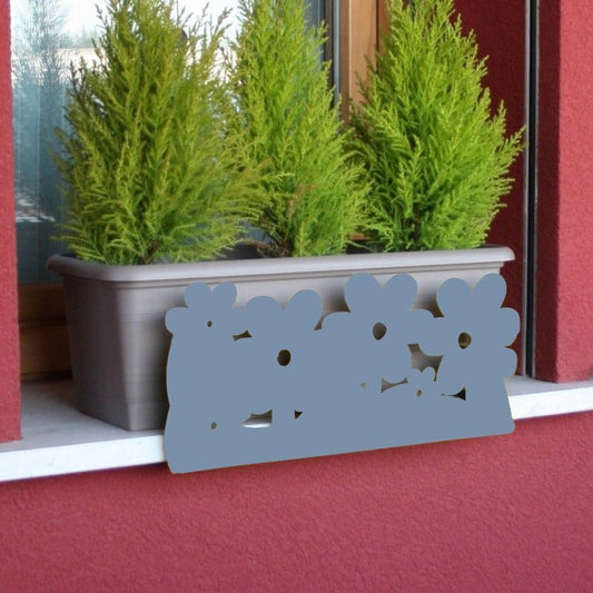 Soporte Jardinera Vasosicuro Flores Gris_0