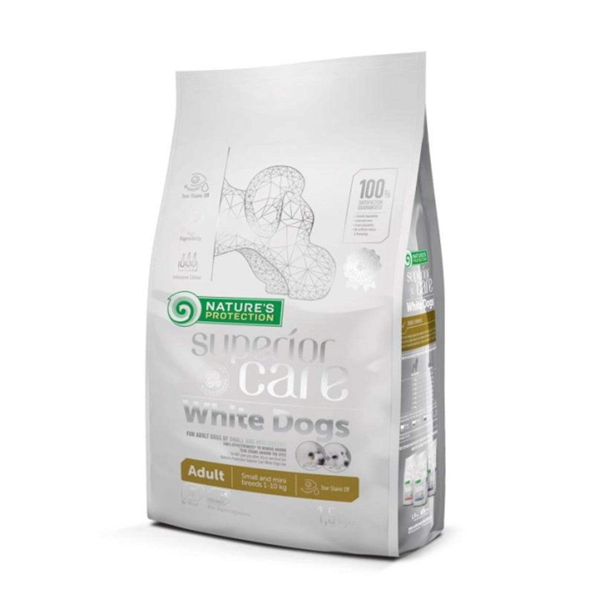 Nature's Protection White Dog Pienso grain free Cordero adulto razas pequeñas 10 Kg