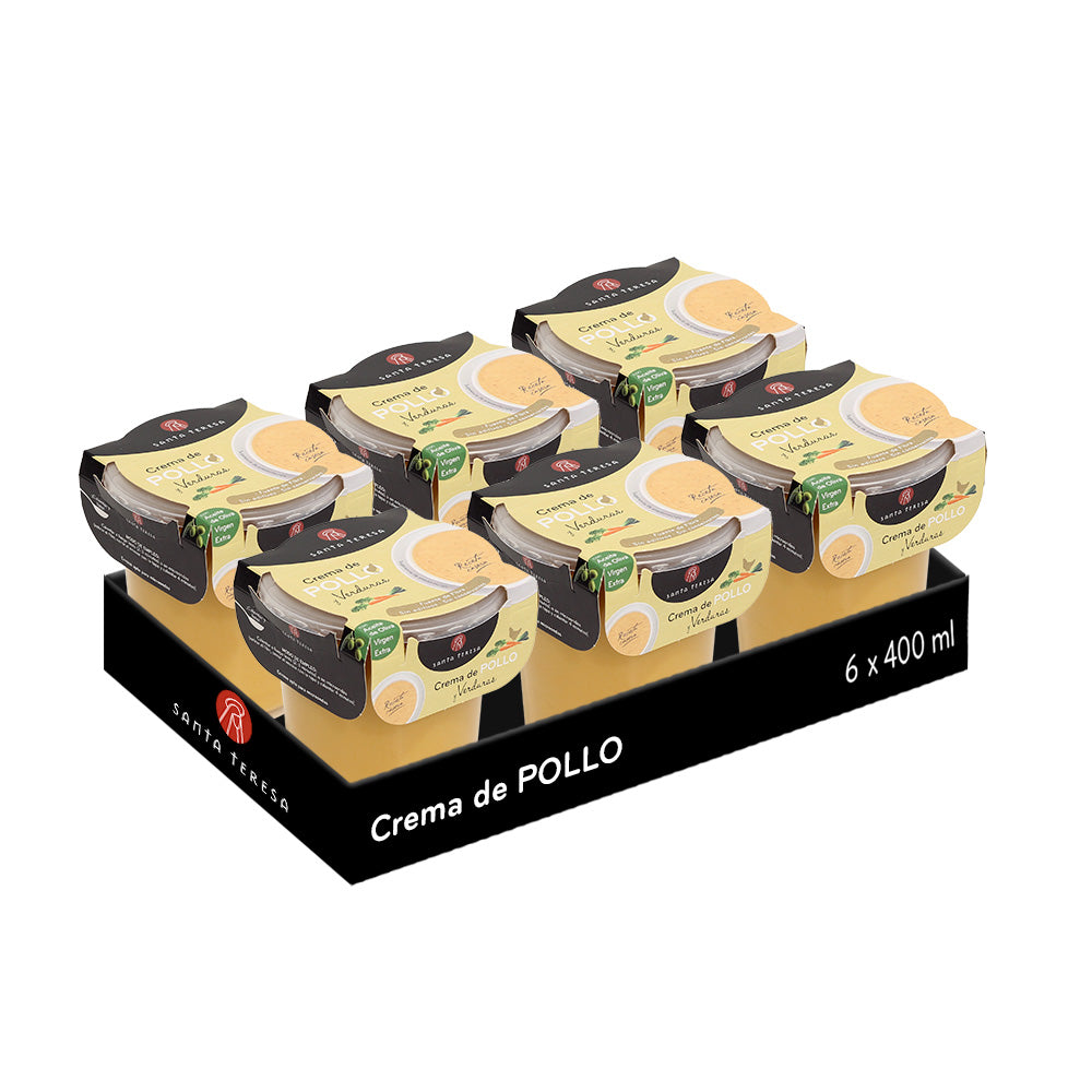 Pack 6 Cremas De Pollo Y Verduras 2.400ml_0