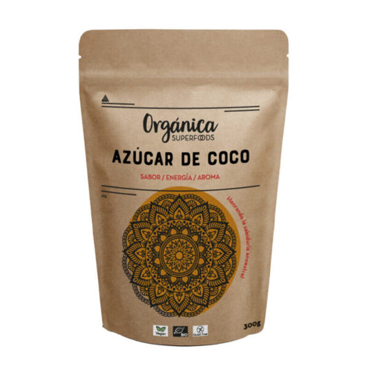 Azúcar De Coco Bio 300g - Orgánica Superfoods_0