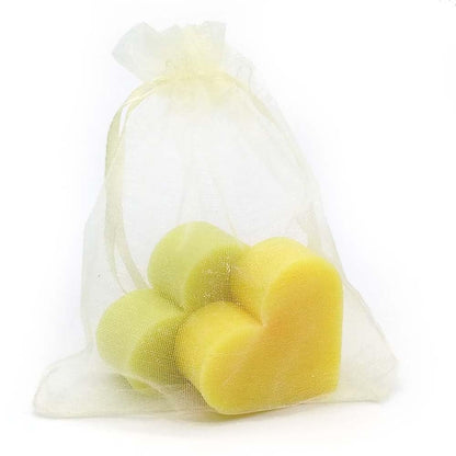 Bolsa De Organza Con 2 Jabones - Aroma Té Verde - Jabón De Glicerina Con Forma De Corazón - Detalle Para Invitados_2