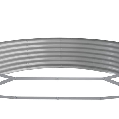 Jardinera Arriate Acero Galvanizado Gris 600x140x36 Cm_4