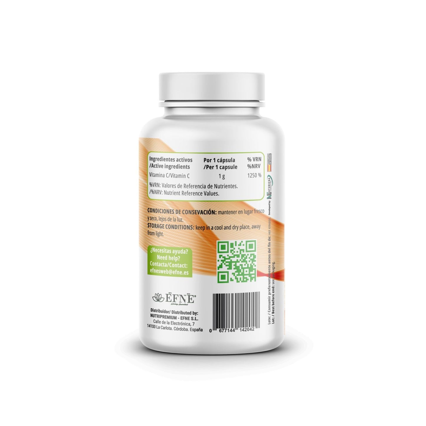 Vitamina C 1000 Mg Efne | 60 Cápsulas | Vegano_2