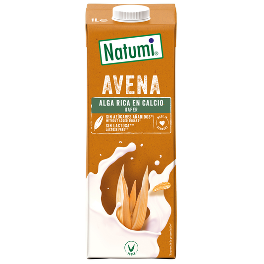 Bebida Avena Rica en Calcio Natumi 1 L