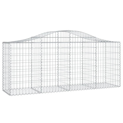 Cestas De Gaviones 11 Uds Forma De Arco Hierro 200x50x80/100 Cm_2