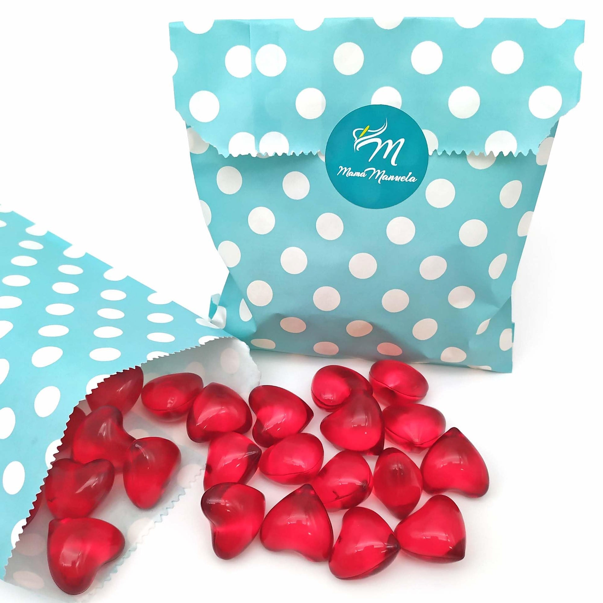Pack 40 Perlas De Baño Aromatizada En Forma De Corazón - Con Aceite De Soja - Hidratante Y Aromática - Aroma Fresas_4