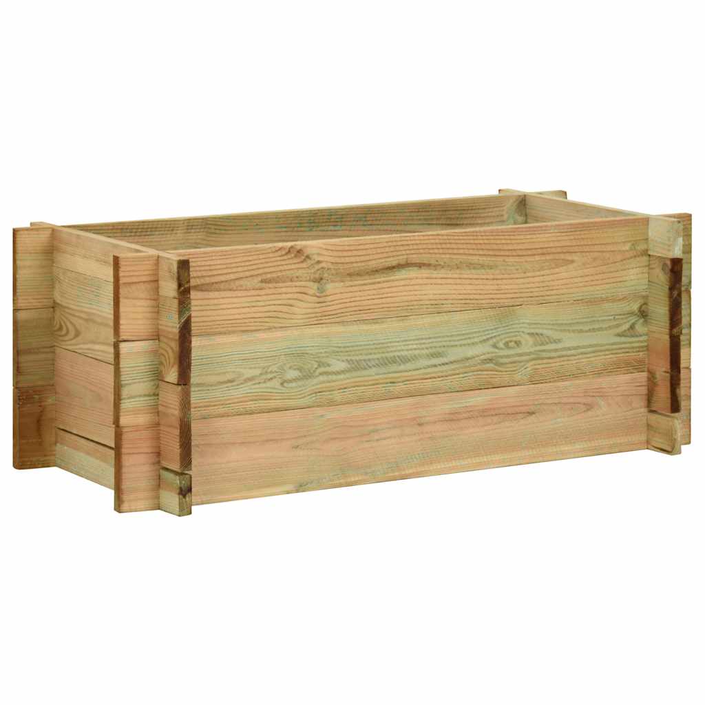 Jardinera De Verduras Madera Pino Impregnada 80 Cm_1
