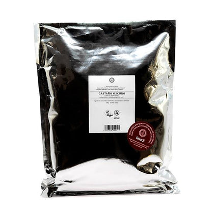 Pack 2x Tinte natural castaño oscuro, Khadi, 100 g