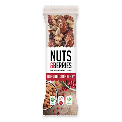 Barrita Almendras y Arándanos Nuts&amp;Berries 30gr