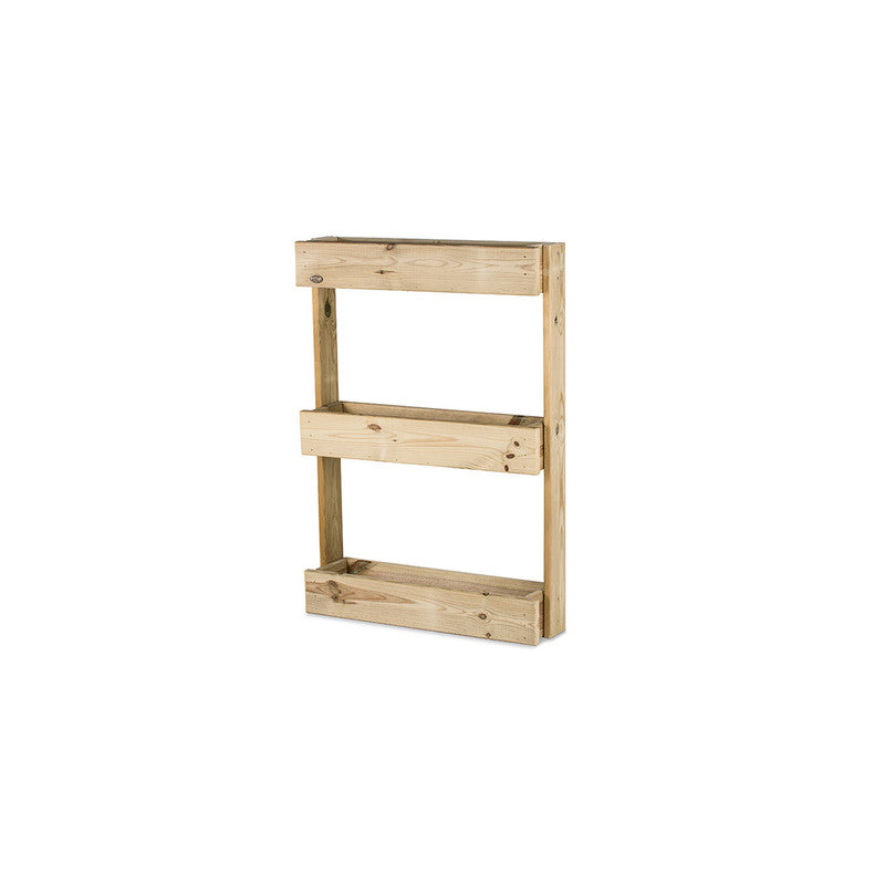 Jardinera Vertical Madera Tratada Exterior Stand Line Wall KD 3B Hortalia_0
